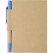 Product thumbnail Cardboard notebook containing 80 lined sheets with pen 2