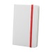 Product thumbnail White notebook with colored elastic band on hard cover 2