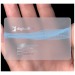 Translucent business card, loyalty card, member card and membership card promotional