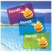 Transparent lumicolor card, loyalty card, member card and membership card promotional