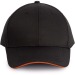 Casquette sandwich contrasté 6 panneaux Oeko-Tex, Bonnet et casquette durable promotional