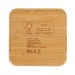 5W wireless and USB charger in FSC bamboo wholesaler
