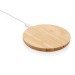 Product thumbnail 5W round cordless charger in FSC® bamboo 3