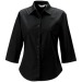 Women's fitted shirt, 3/4 length sleeves Russell Collection, 3/4 sleeve shirt promotional