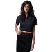 Chemise en popeline femme manches courtes Russell Collection wholesaler