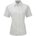 Chemise en popeline femme manches courtes Russell Collection, Textile Russell promotional
