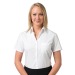 Product thumbnail Women's short-sleeved pure cotton poplin shirt Russell Collection 0