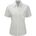 Product thumbnail Women's short-sleeved pure cotton poplin shirt Russell Collection 1