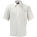 Russell Collection short-sleeved pure cotton poplin shirt, Russell Textile promotional