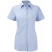Russell Collection Women's Short Sleeve Herringbone Shirt wholesaler