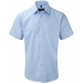 Russell Collection Men's Short Sleeve Herringbone Shirt wholesaler
