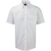 Chemise manches courtes homme sans repassage  Russell Collection, Textile Russell promotional