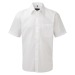 Popeline en polyester/coton. Facile dentretien, repassage minimum. 7 boutons ton sur ton., Chemise manches courtes promotional