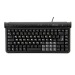 Product thumbnail Compact minimax French-Hebrew keyboard black 2 usb ports 0