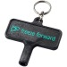 Product thumbnail Key ring with square utility key 0
