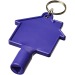 Key ring with utility key triangle, multifunction tool promotional
