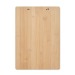 Porte-bloc en bambou A4, écritoire porte bloc-notes et clipboard promotional