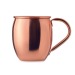 Copper-colored cocktail mug, metal mug and cup promotional