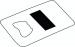 Product thumbnail Bottle opener Steel 1