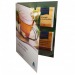 Leaflet a5 with tea bag, tea box and tea bag promotional