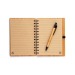 Product thumbnail Bamboo notepad with hard cover pen 2
