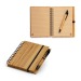 Product thumbnail Bamboo notepad with hard cover pen 0