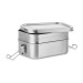 Product thumbnail Double chan - stainless steel lunch box. 1