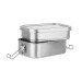Product thumbnail Double chan - stainless steel lunch box. 2