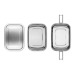 Product thumbnail Double chan - stainless steel lunch box. 4