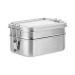 Product thumbnail Double chan - stainless steel lunch box. 0