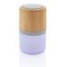 3w bamboo speaker with ambient light wholesaler