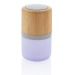 3w bamboo speaker with ambient light wholesaler
