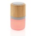 3w bamboo speaker with ambient light, Wooden or bamboo enclosure promotional