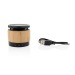 Product thumbnail Bamboo speaker with wireless charger 1