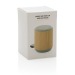 3W wireless speaker in bamboo and fabric, Wooden or bamboo enclosure promotional