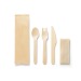 Product thumbnail Wooden cutlery set 3