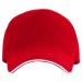 Product thumbnail ERIS - 5 panel cap with contrasting sandwish visor 3