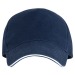 Product thumbnail ERIS - 5 panel cap with contrasting sandwish visor 4