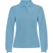 Product thumbnail ESTRELLA WOMAN L/S - Long sleeve polo shirt, 1x1 rib collar and cuffs, 3 button placket 5