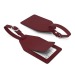 Luggage tag with flap in PU, rPET or leather, luggage tag holder promotional