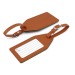 PU, rPET or leather luggage tag, luggage tag holder promotional
