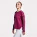 ETNA - Sweatshirt for women, combined with two fabrics and two colours wholesaler