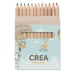 Window case 12 coloured pencils wholesaler