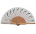 Product thumbnail Natural wood fan with fabric 1