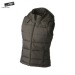 Women's waistcoat with removable hood, Bodywarmer or sleeveless jacket promotional