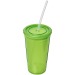 Double wall 35cl cup with straw wholesaler