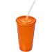 Product thumbnail Double wall 35cl cup with straw 2