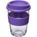 Tumbler 30cl transparent, mug and cup with lid promotional