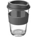 Tumbler 30cl transparent, mug and cup with lid promotional