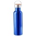 Product thumbnail 800ml metal flask with bamboo stopper 1